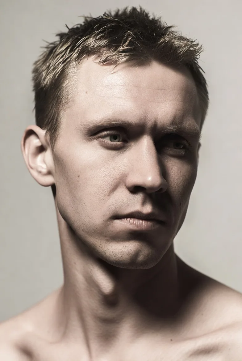 Photo to AI avatar: minimalist professional neural portrait for LinkedIn