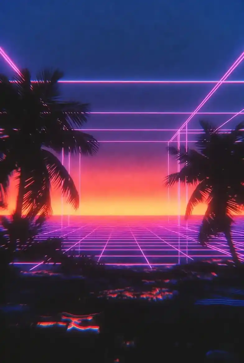 Synthwave — genre cover for AI song generator